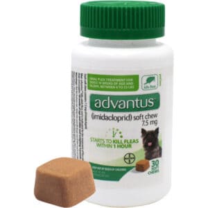Advantus Oral Flea Soft Chews for Small Dogs (30 count)