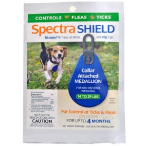 Spectra Shield flea & tick Medallion for Small Dogs