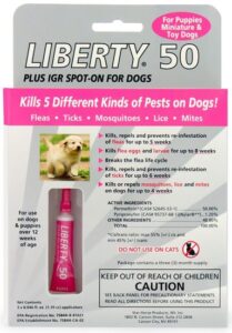 Liberty 50 Plus IGR Spot-On for X-Small Dogs