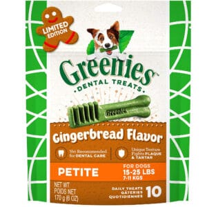 Greenies Gingerbread Flavor Petite 6oz